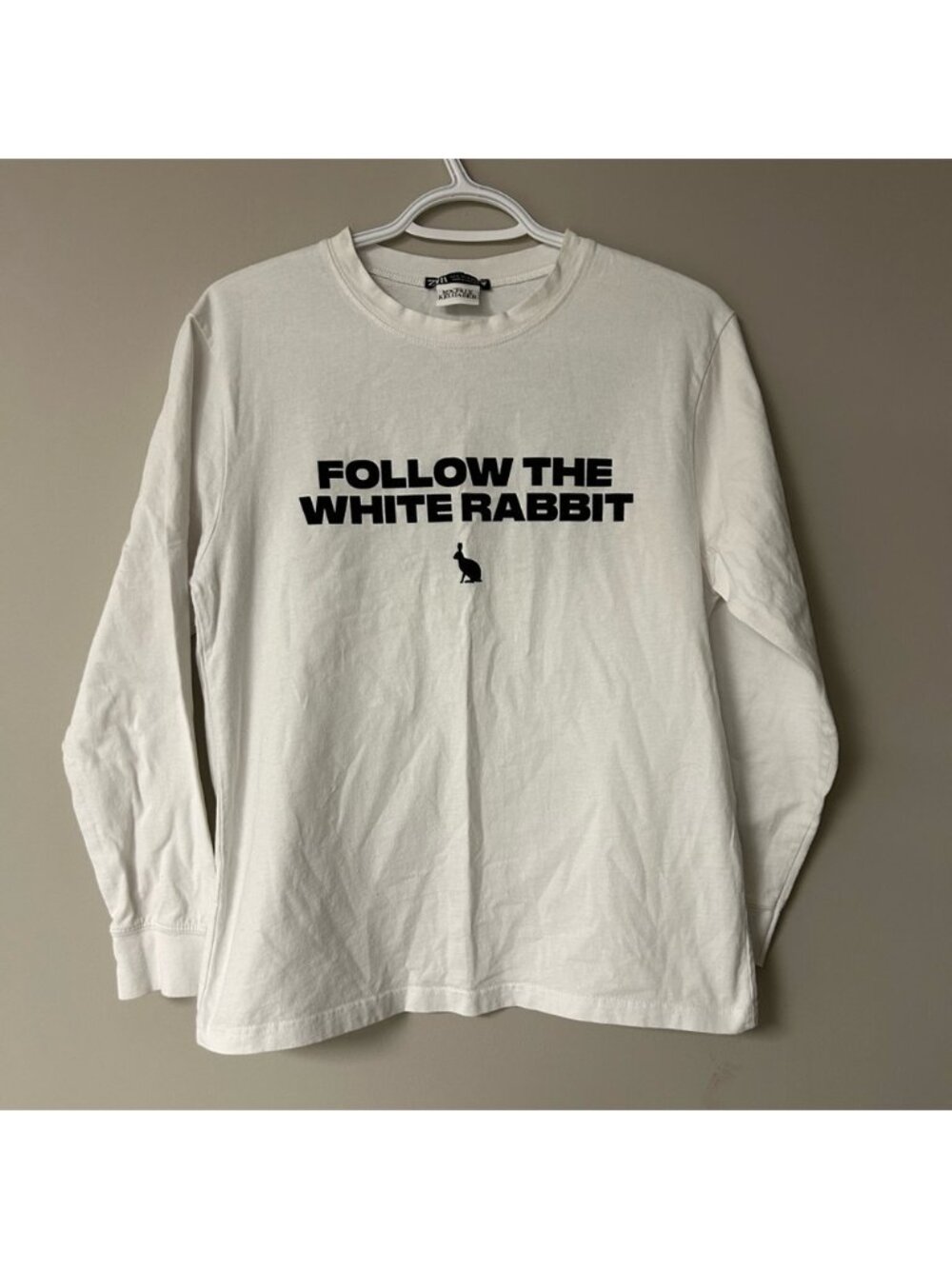Zara Matrix Reloader Long Sleeve Graphic Shirt